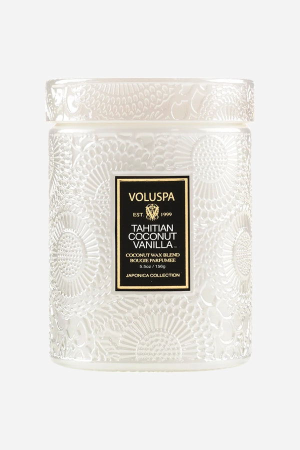 Voluspa Tahitian Coconut Vanilla Small Jar Candle