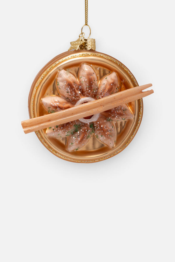 Glass Gyoza Dumpling Ornament