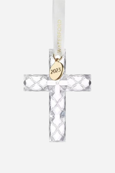 Waterford Annual Christmas Cross Ornament 2023