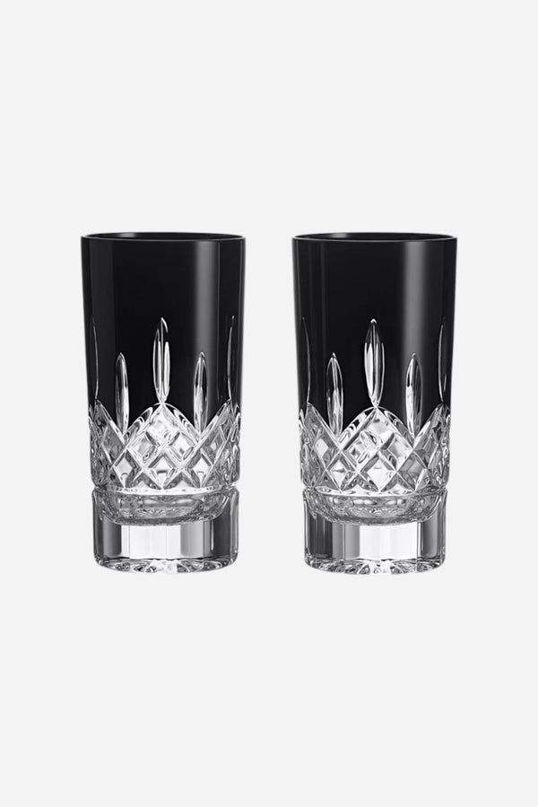 Waterford Lismore Black Highball 11oz - Set of 2
