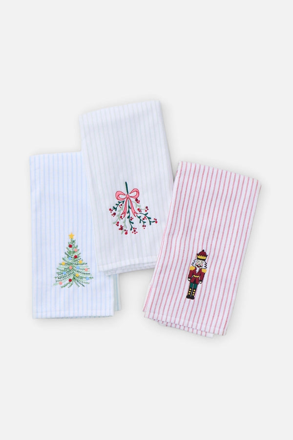 Weezie Holiday Kitchen Towel Trio