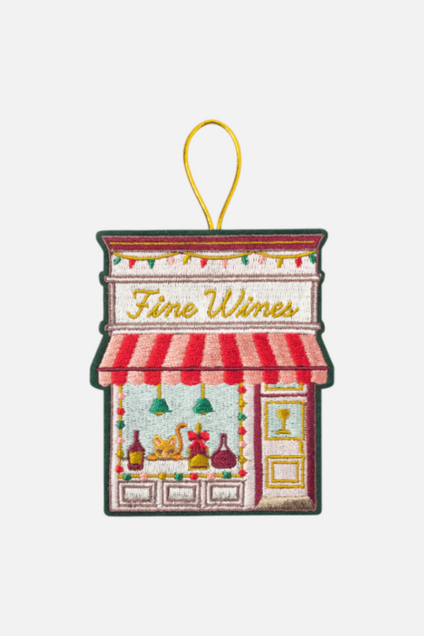 Wine Shop Ornament