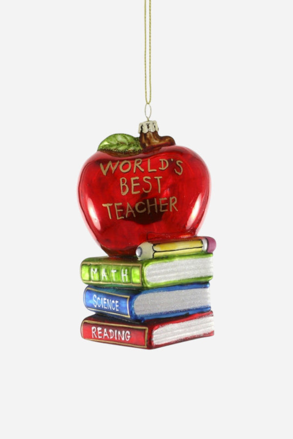 World's Best Teacher Ornament