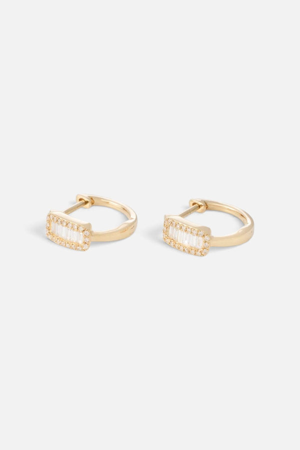 Zofia Day Petite 1/4 Way Angelica Diamond Huggie Earrings