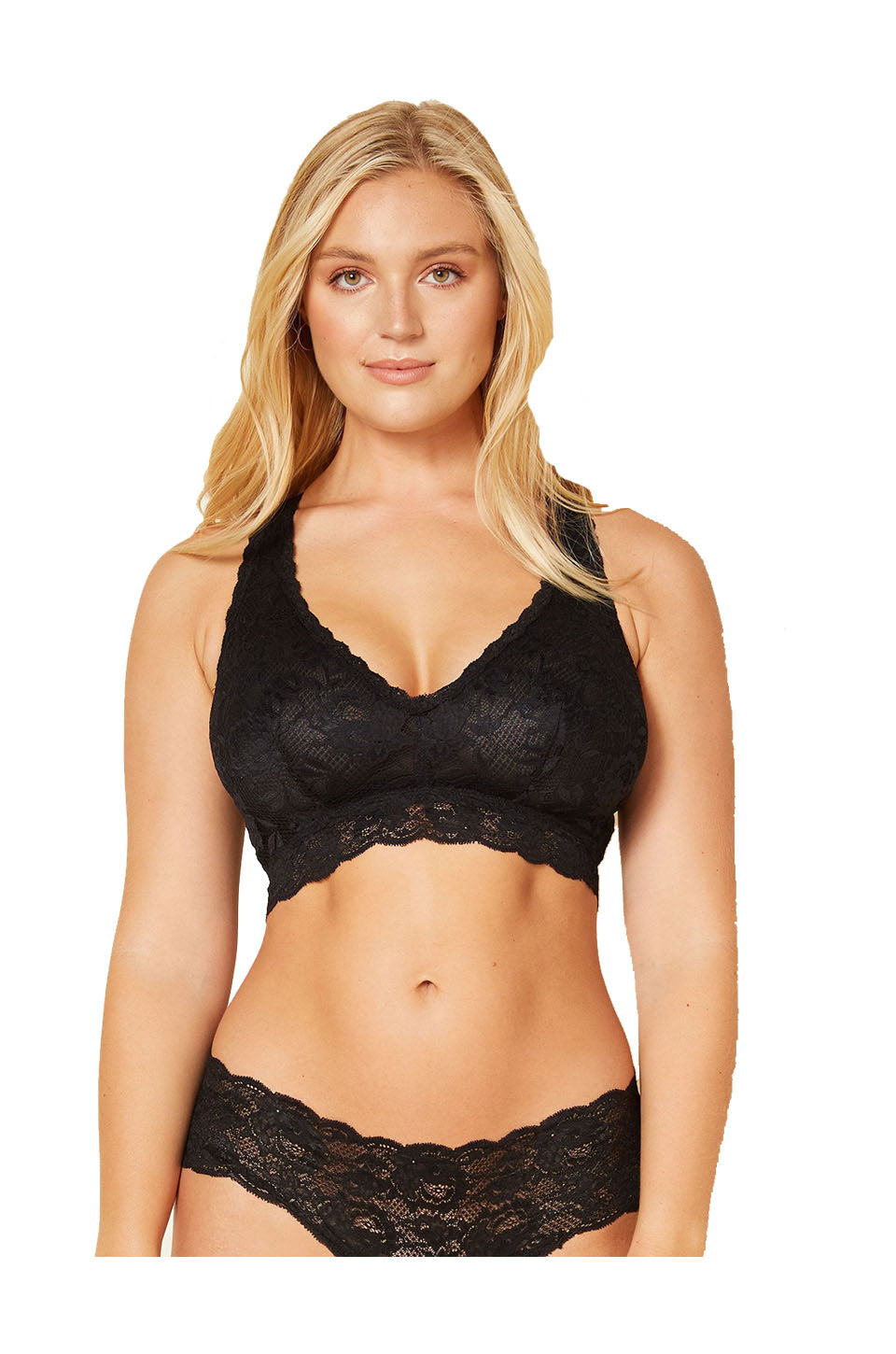 Cosabella Never Say Never Curvy Plungie Longline Bralette in