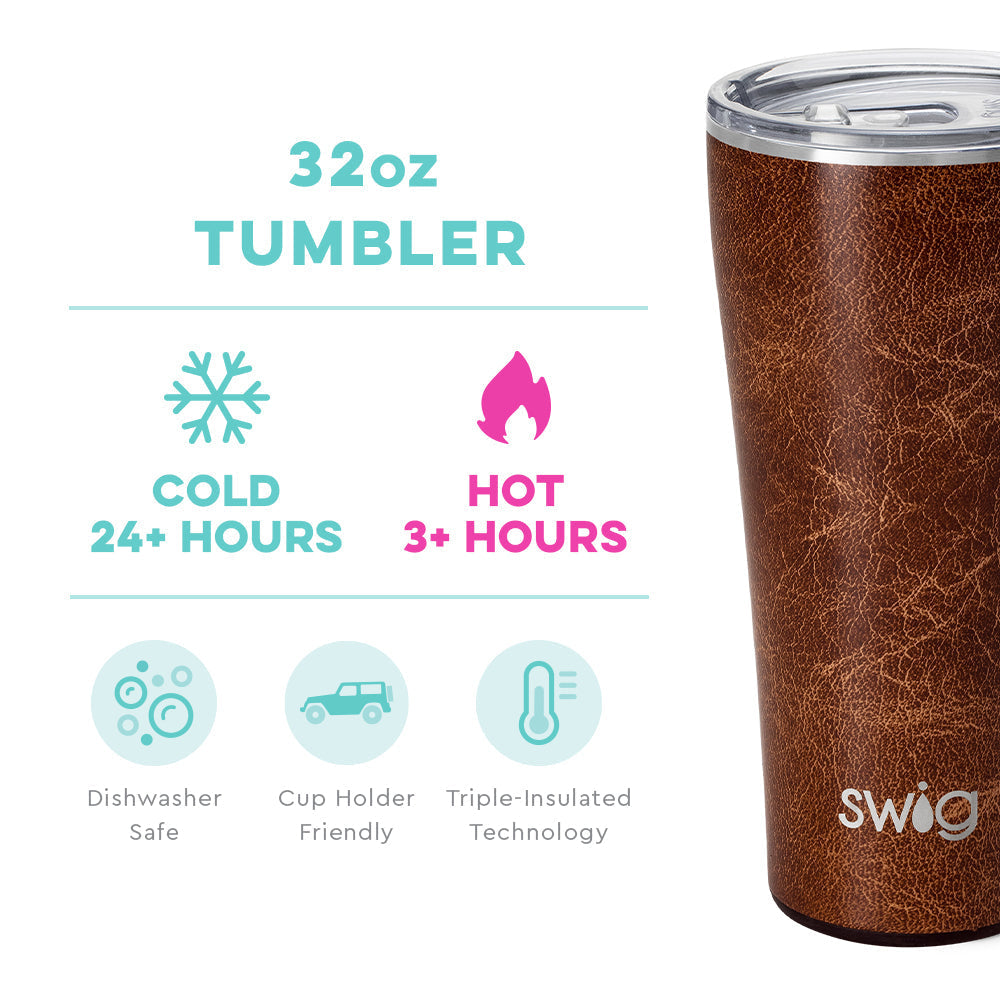 Swig Shimmer White Diamond - 32 oz Tumbler