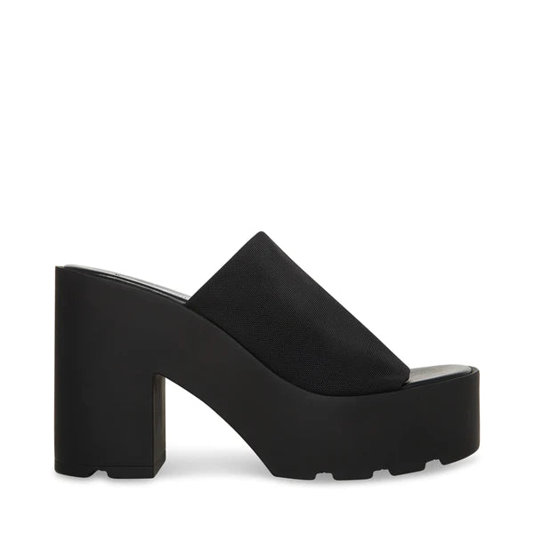 Steve Madden Sami Platform Sandal in Black CHROME