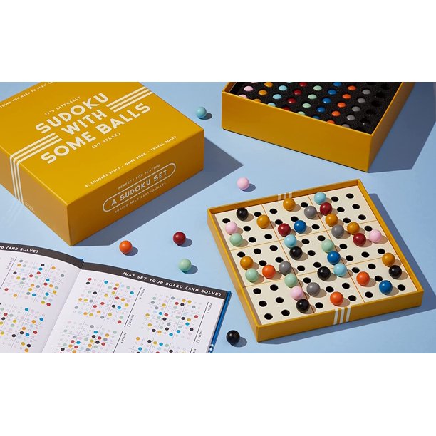 Sudoku with Some Balls Sudoku Game Set CHROME