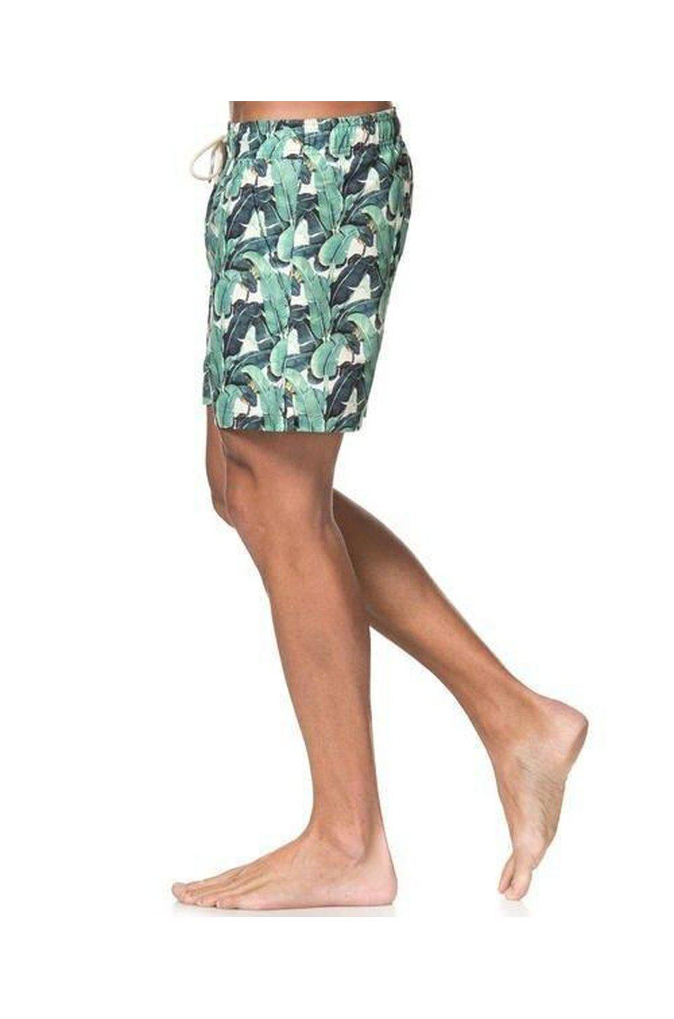 OAS Banana Leaf Swim Shorts CHROME