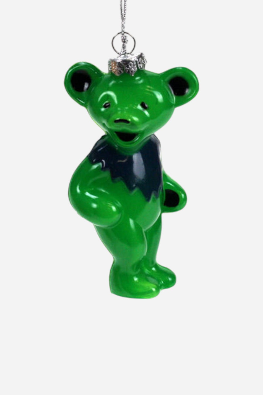 Grateful Dead Bear Ornament in Green