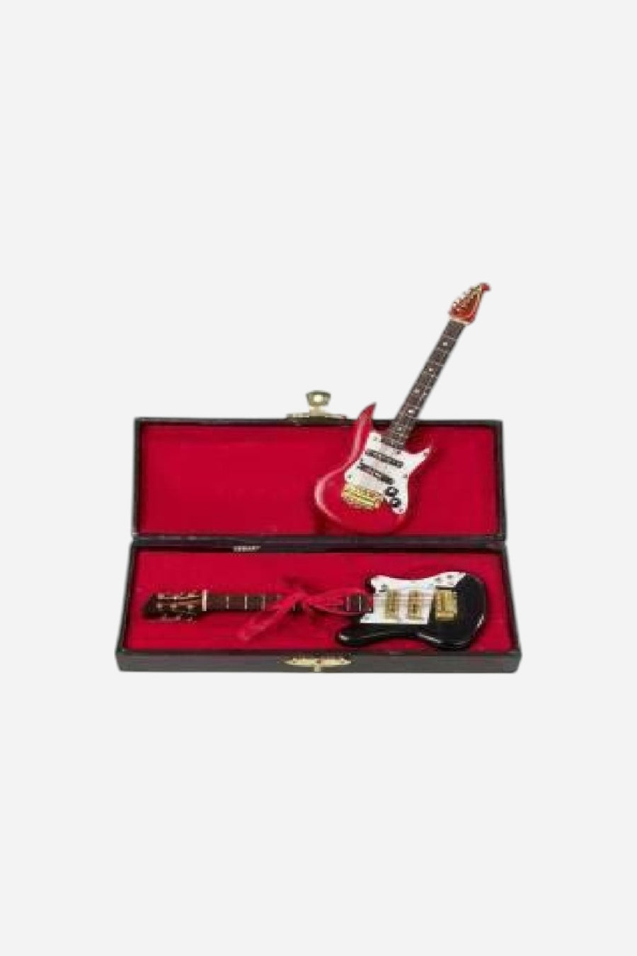 Red Electric Guitar In Case Ornament