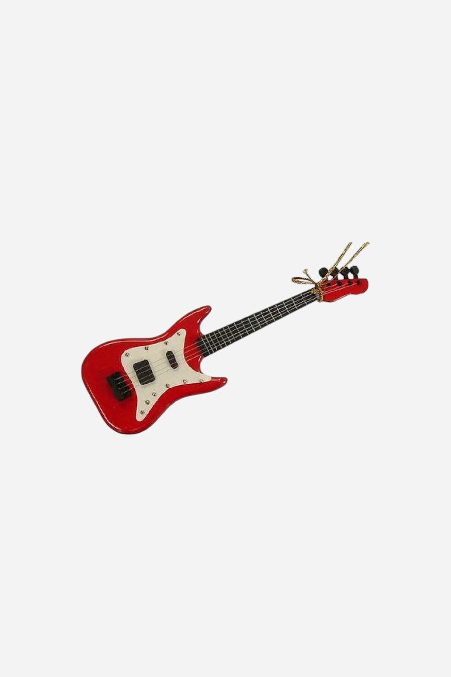 Red Electric Guitar In Case Ornament