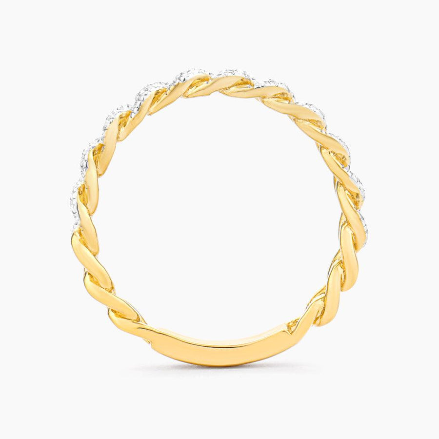 Ella Stein Mini Link Stackable Ring in Gold - Size 6