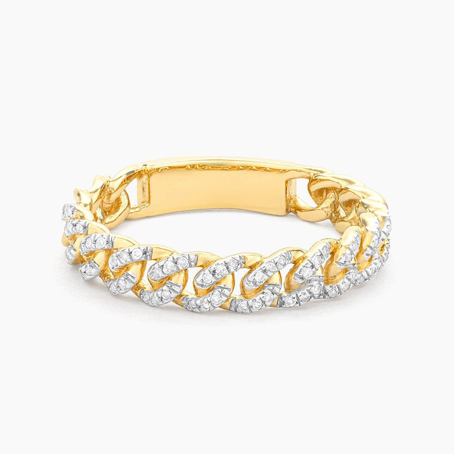 Ella Stein Mini Link Stackable Ring in Gold - Size 6