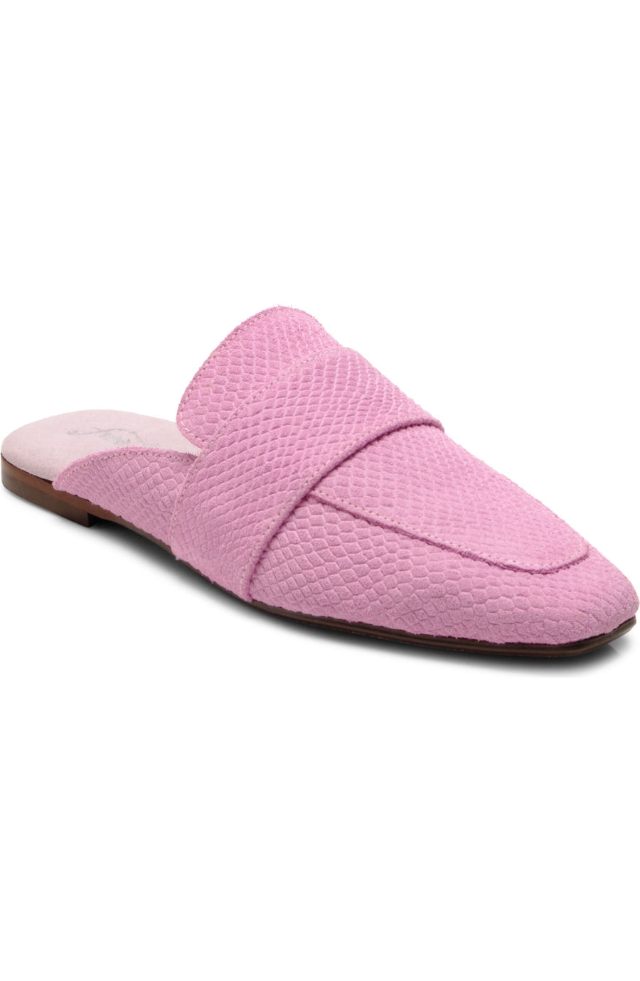 Free People At Ease 2.0 Loafer Mule in Thistle Pink