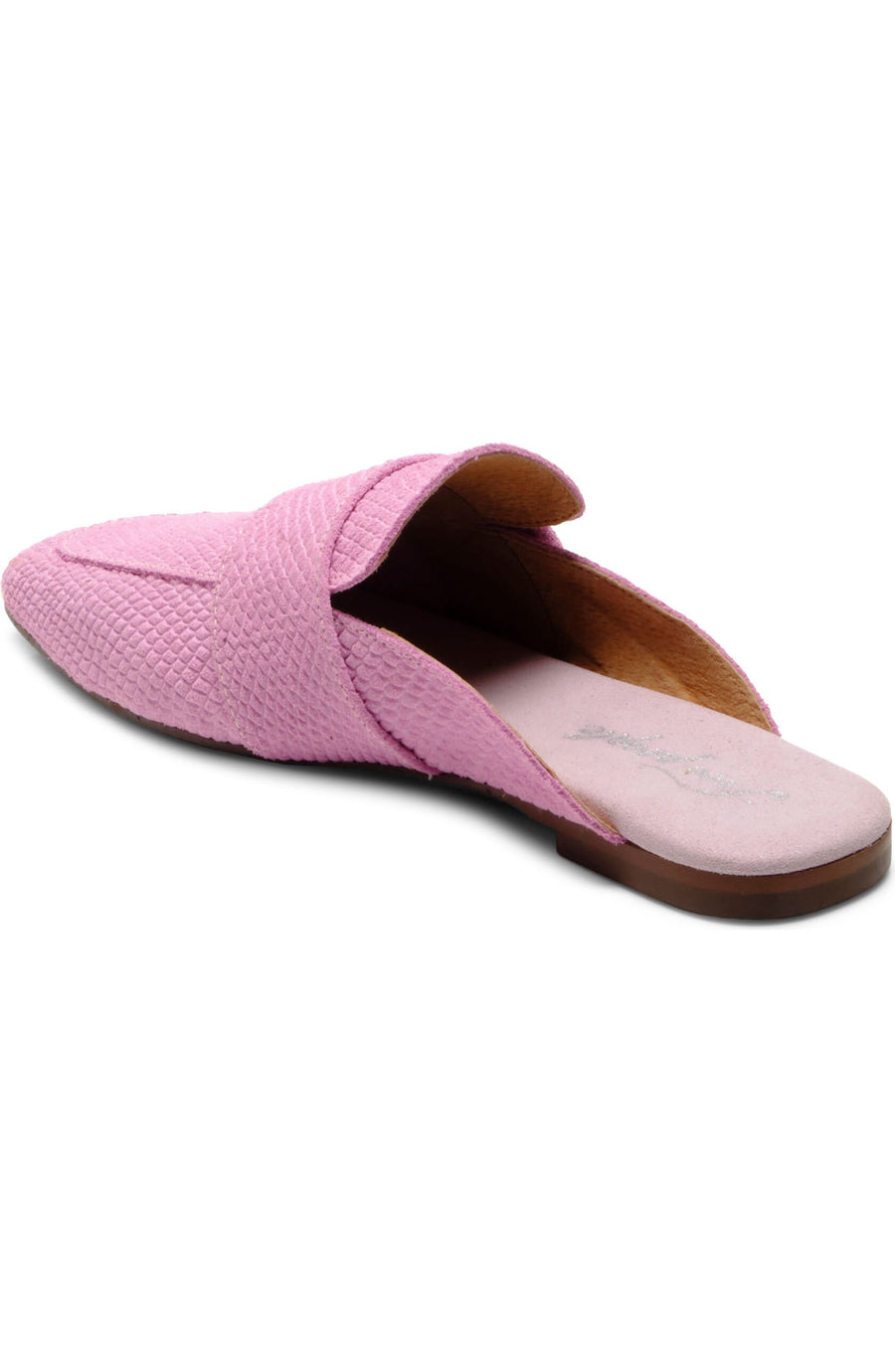 Free People At Ease 2.0 Loafer Mule in Thistle Pink