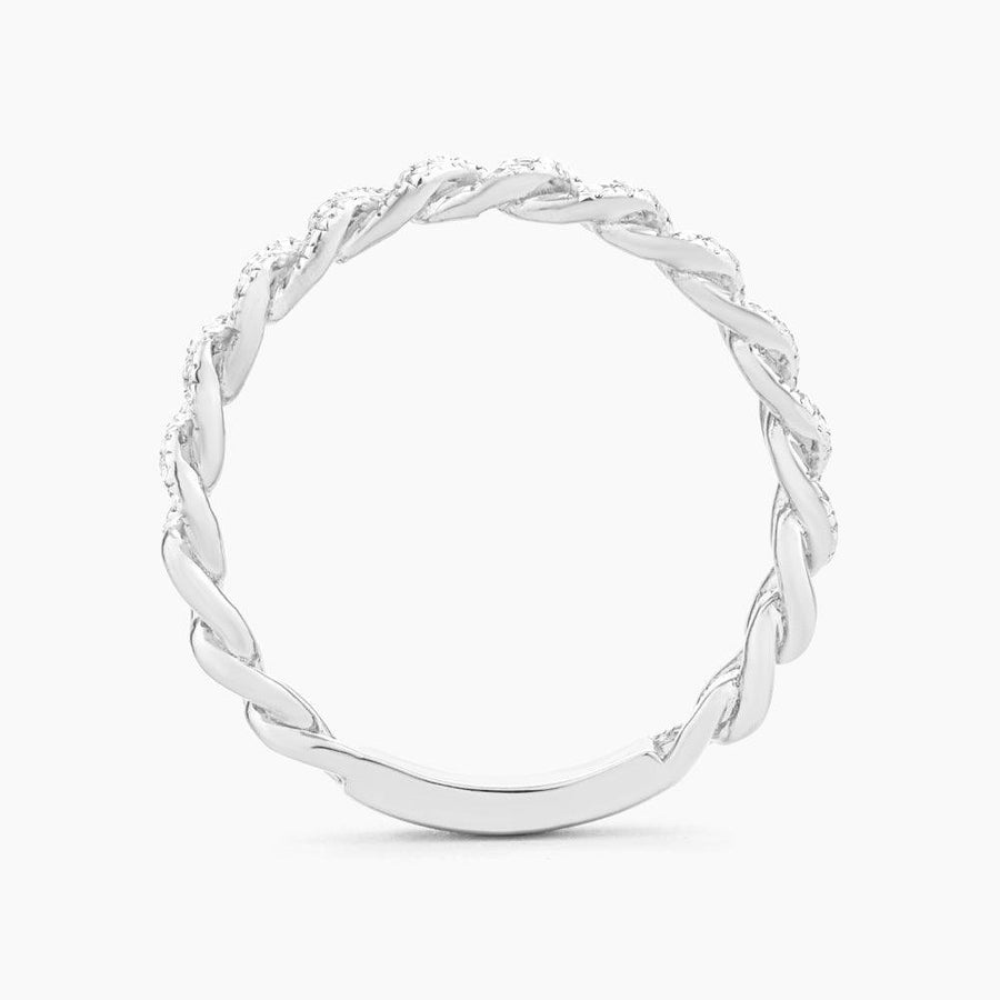 Ella Stein Mini Link Stackable Ring in Sterling Silver - Size 5