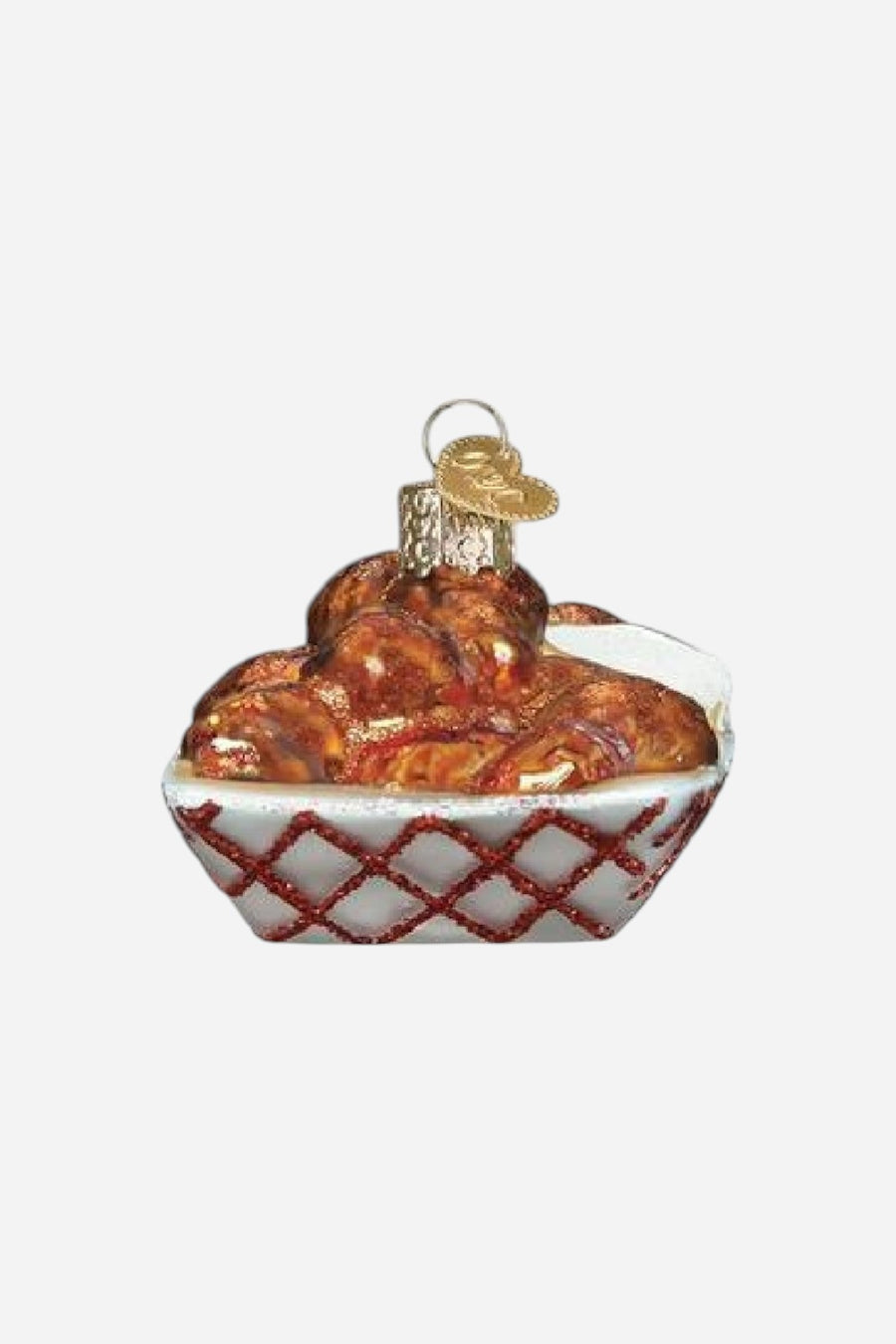 Hot Wings With Dip Ornament