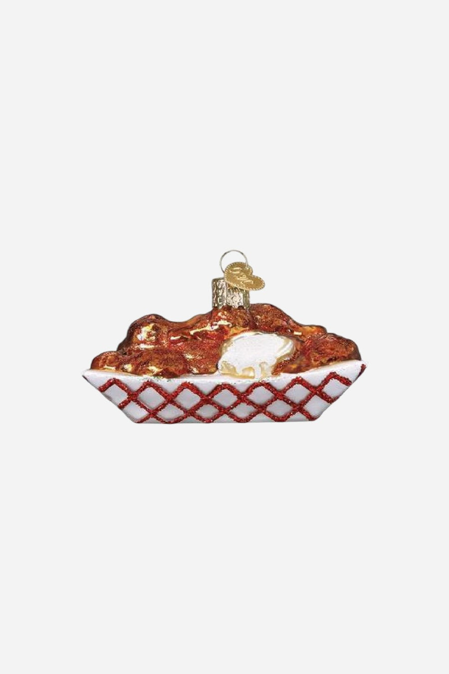 Hot Wings With Dip Ornament