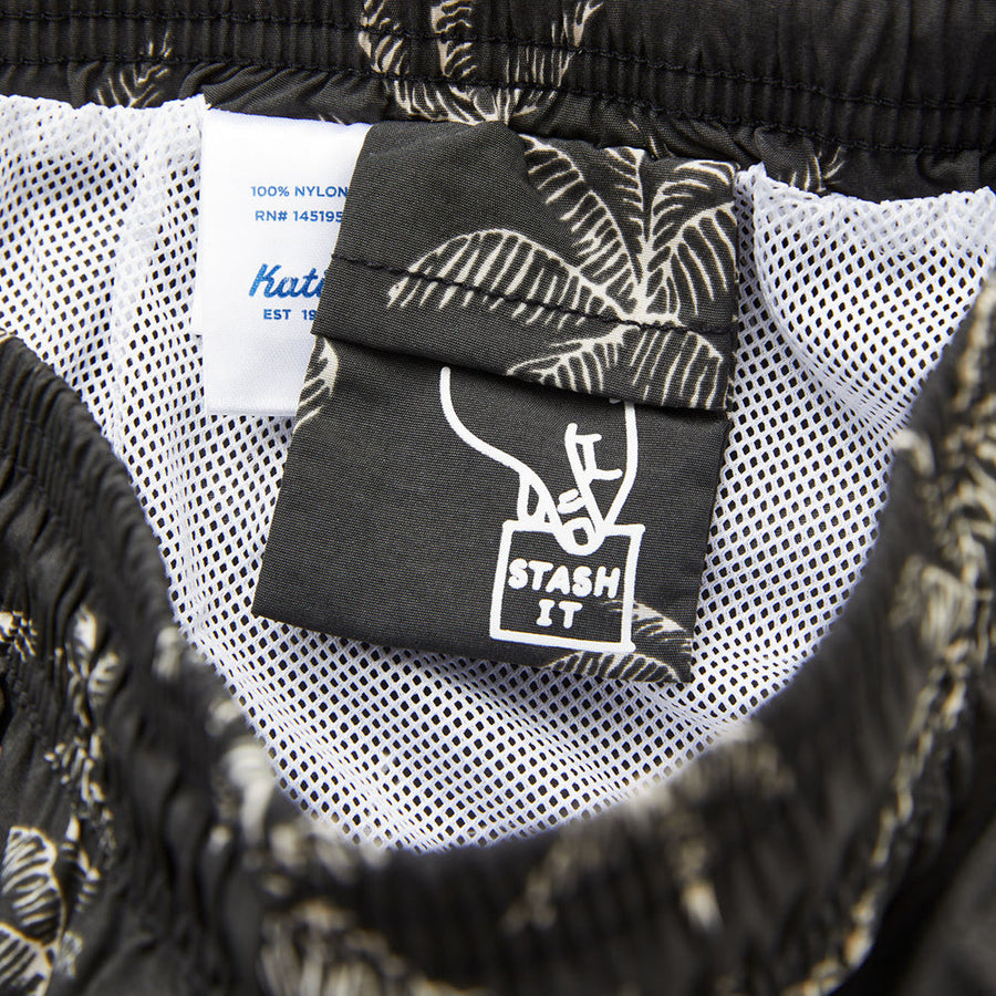 Katin Mai Tai Volley Swim Trunk in Black