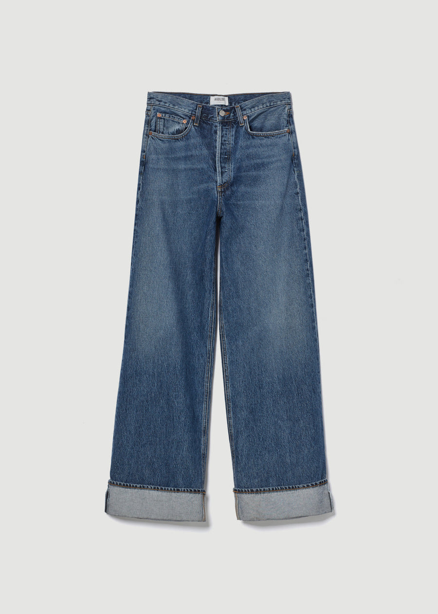 Agolde Dame High Rise Wide Leg Jeans in Control – alternate