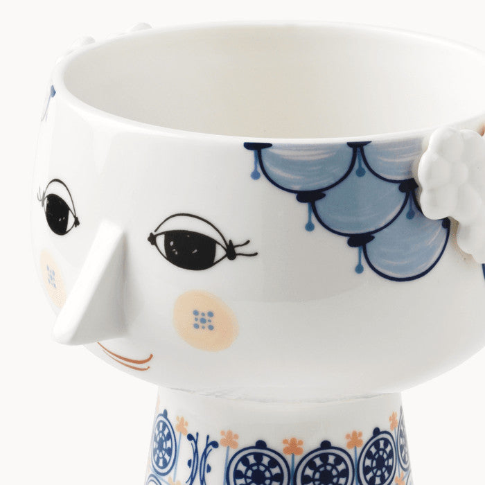Rosendahl Bjørn Wiinblad Eva Vase in Dark Blue
