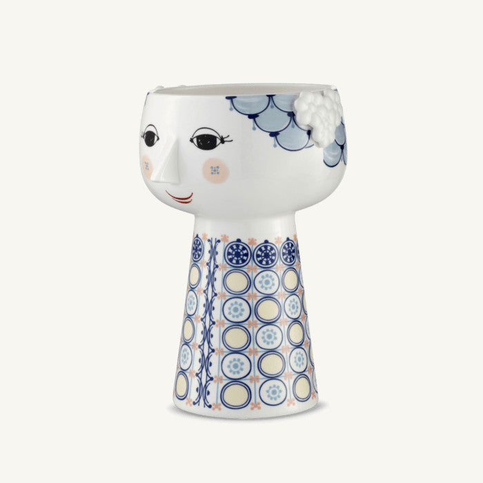 Rosendahl Bjørn Wiinblad Eva Vase in Dark Blue