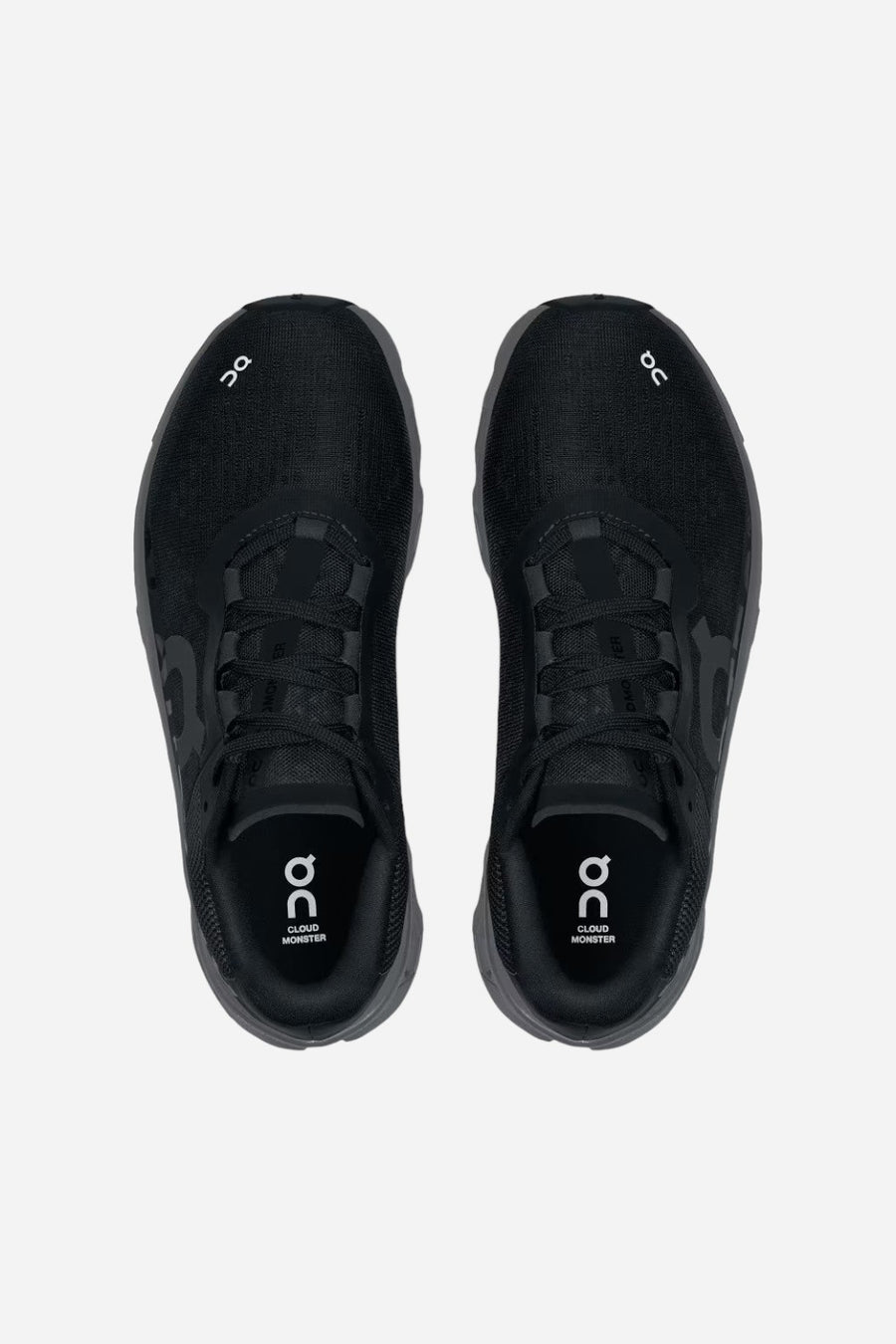On Running Women's Cloudmonster Sneakers in Black Magnet