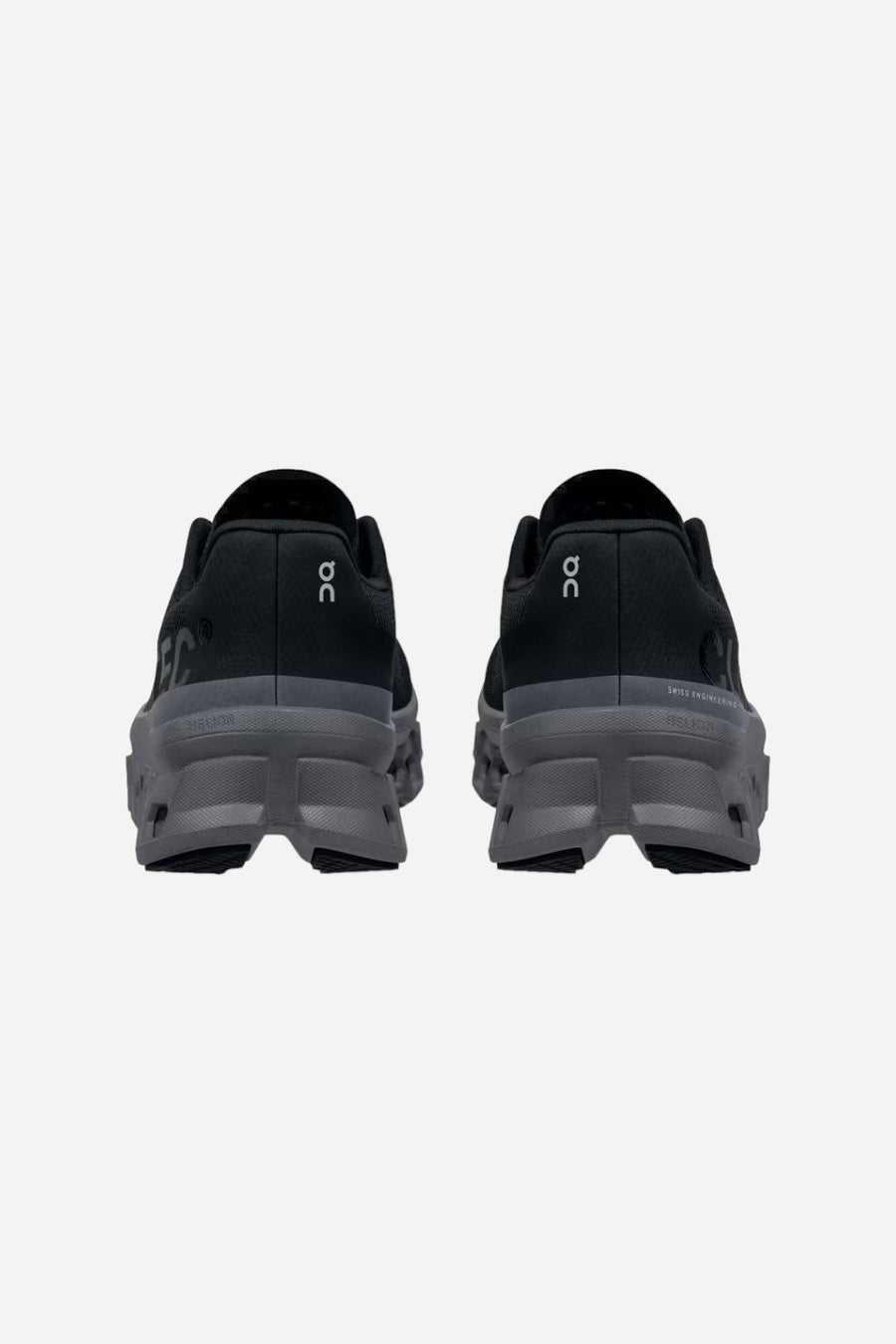 On Running Women's Cloudmonster Sneakers in Black Magnet
