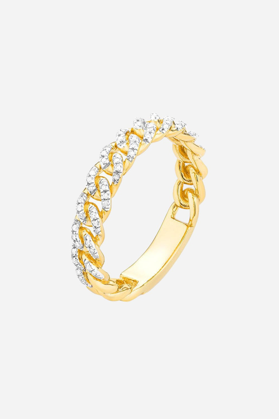 Ella Stein Mini Link Stackable Ring in Gold - Size 6