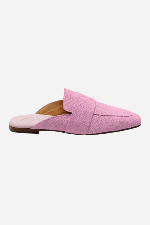 Free People At Ease 2.0 Loafer Mule in Thistle Pink
