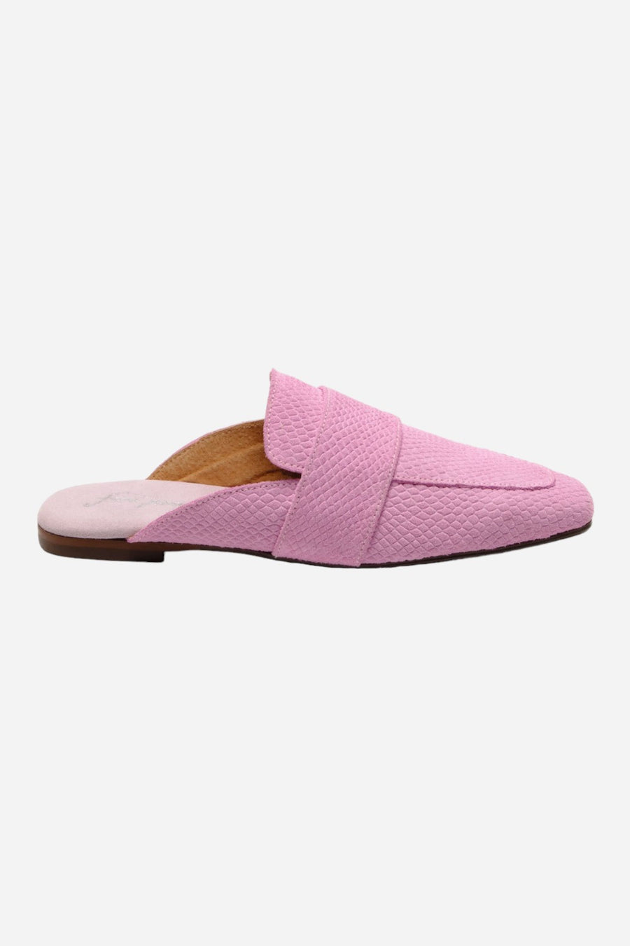 Free People At Ease 2.0 Loafer Mule in Thistle Pink