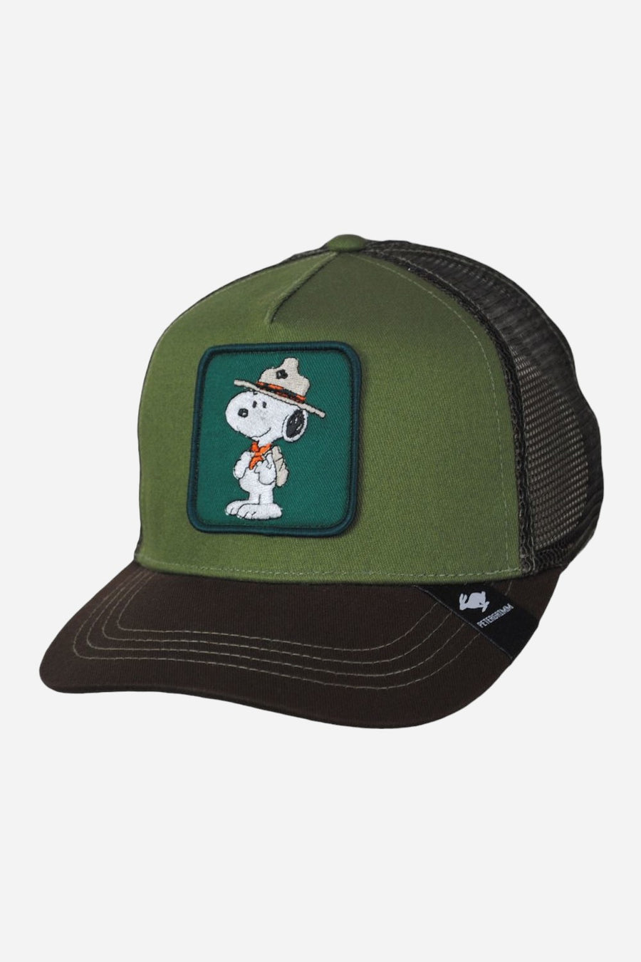 Peter Grimm Beagle Scout Mesh Trucker Snapback Baseball Cap in Green
