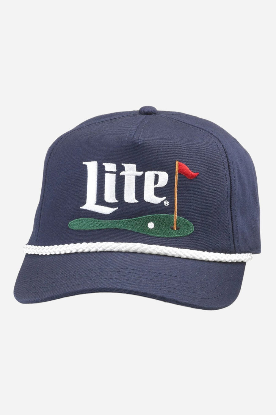 American Needle Miller Lite Roscoe Golf Hat in Navy