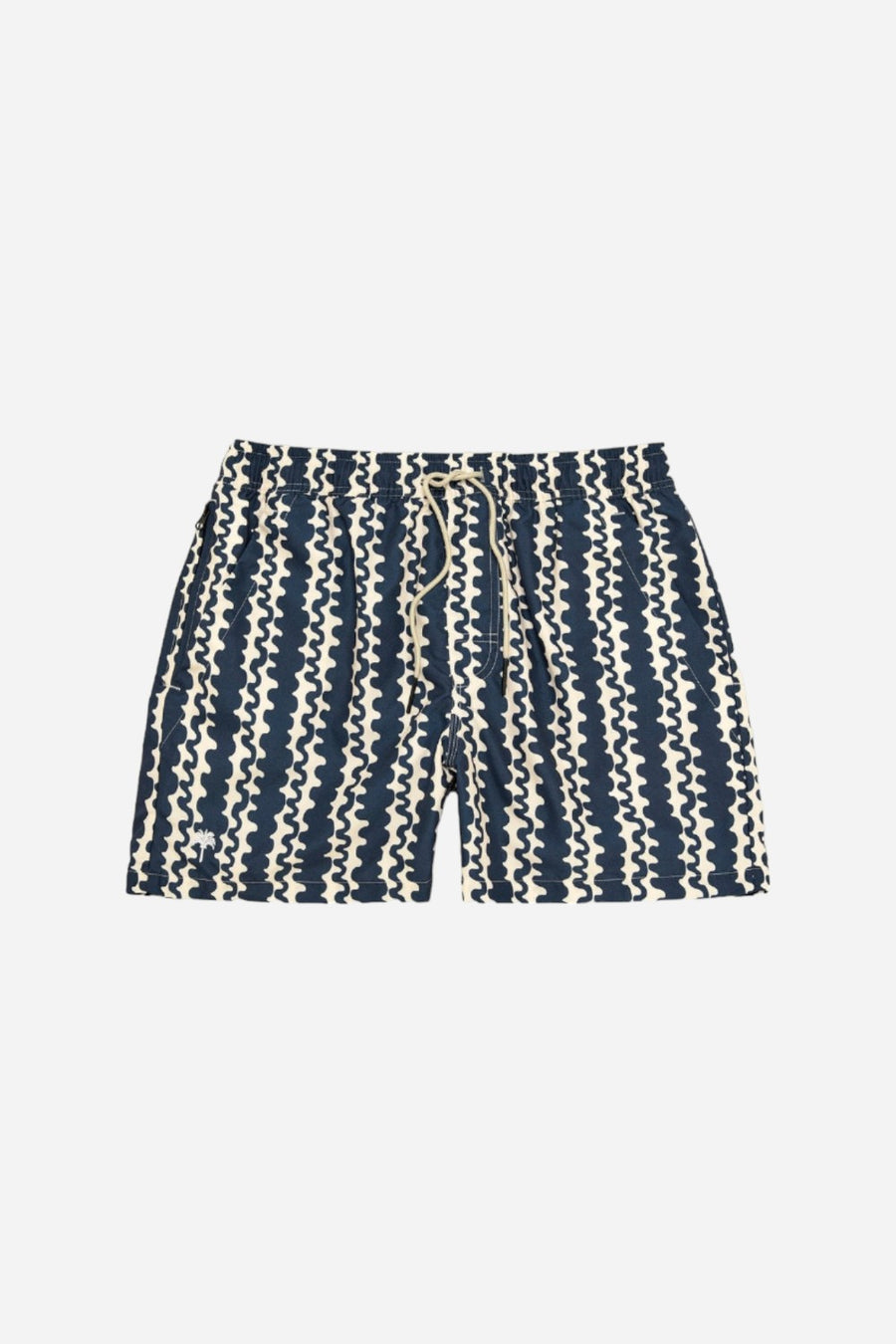 OAS Blue Scribble Swim Short