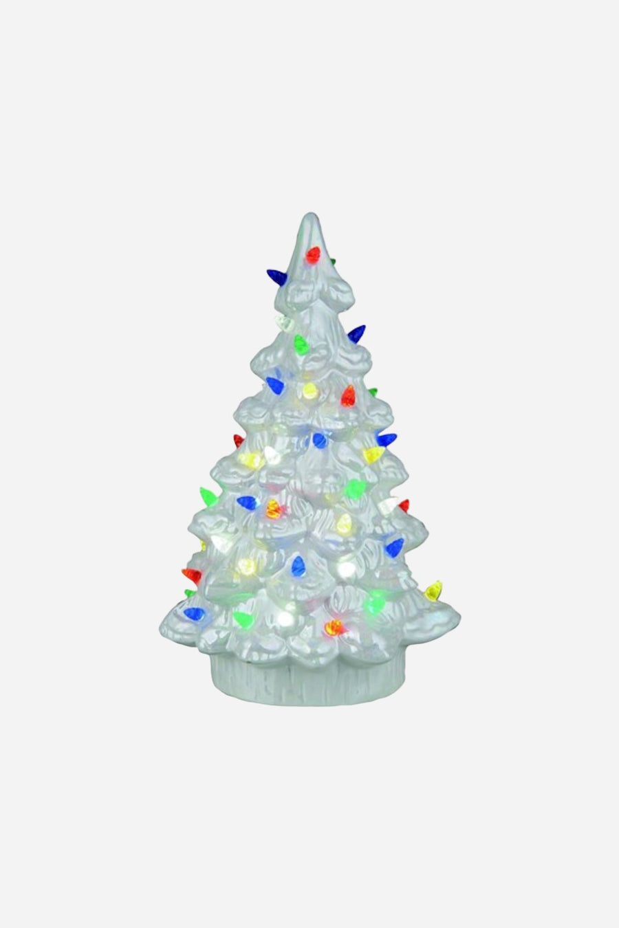 Nostalgic Light Up Tree Ornament in White
