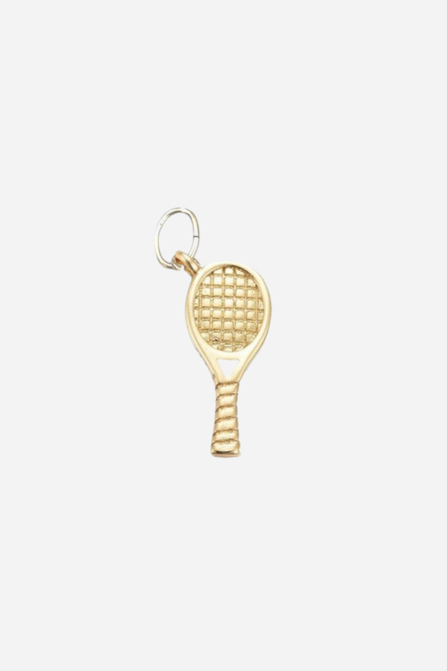 Farrah B Tennis Racket Charm in Gold