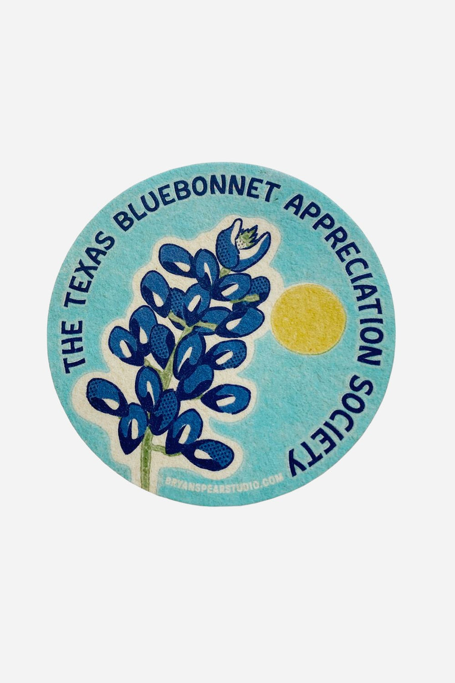 Bryan Spear Studio Bluebonnet Appreciation Society Sticker
