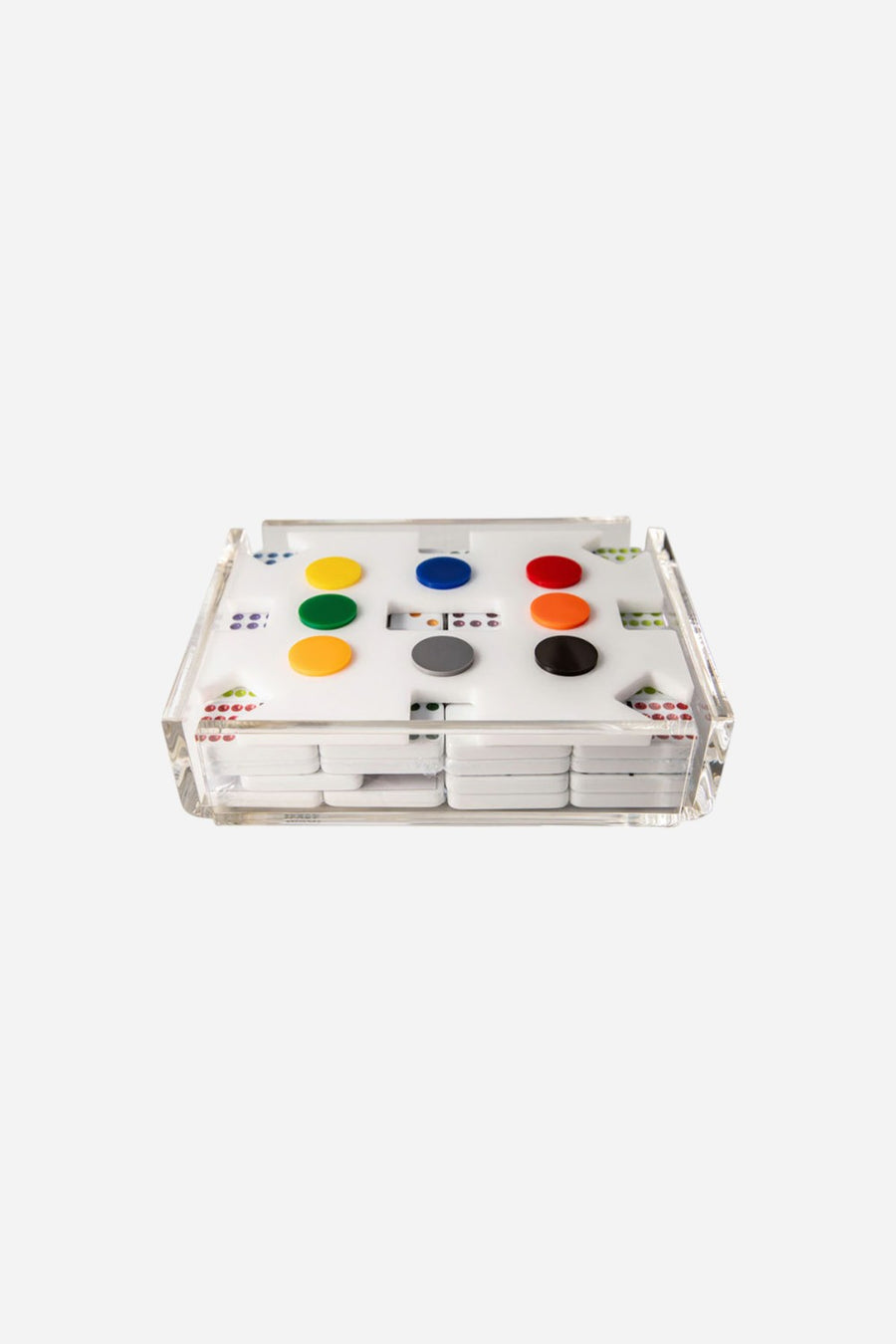 Luxe Dominoes El Tren In White