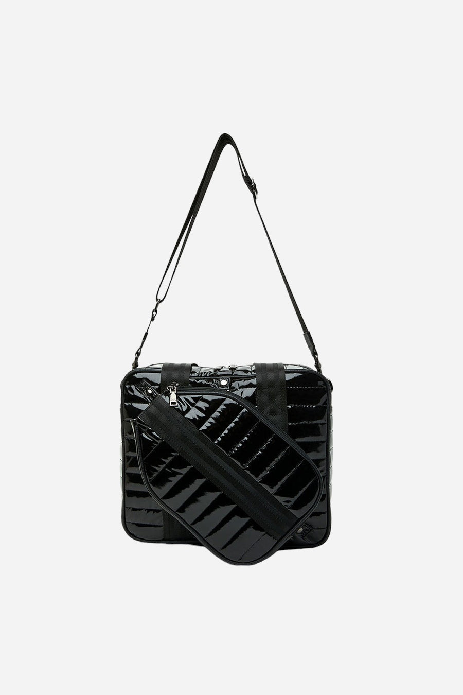 Think Royln Sporty Spice Pickleball Bag in Black Patent