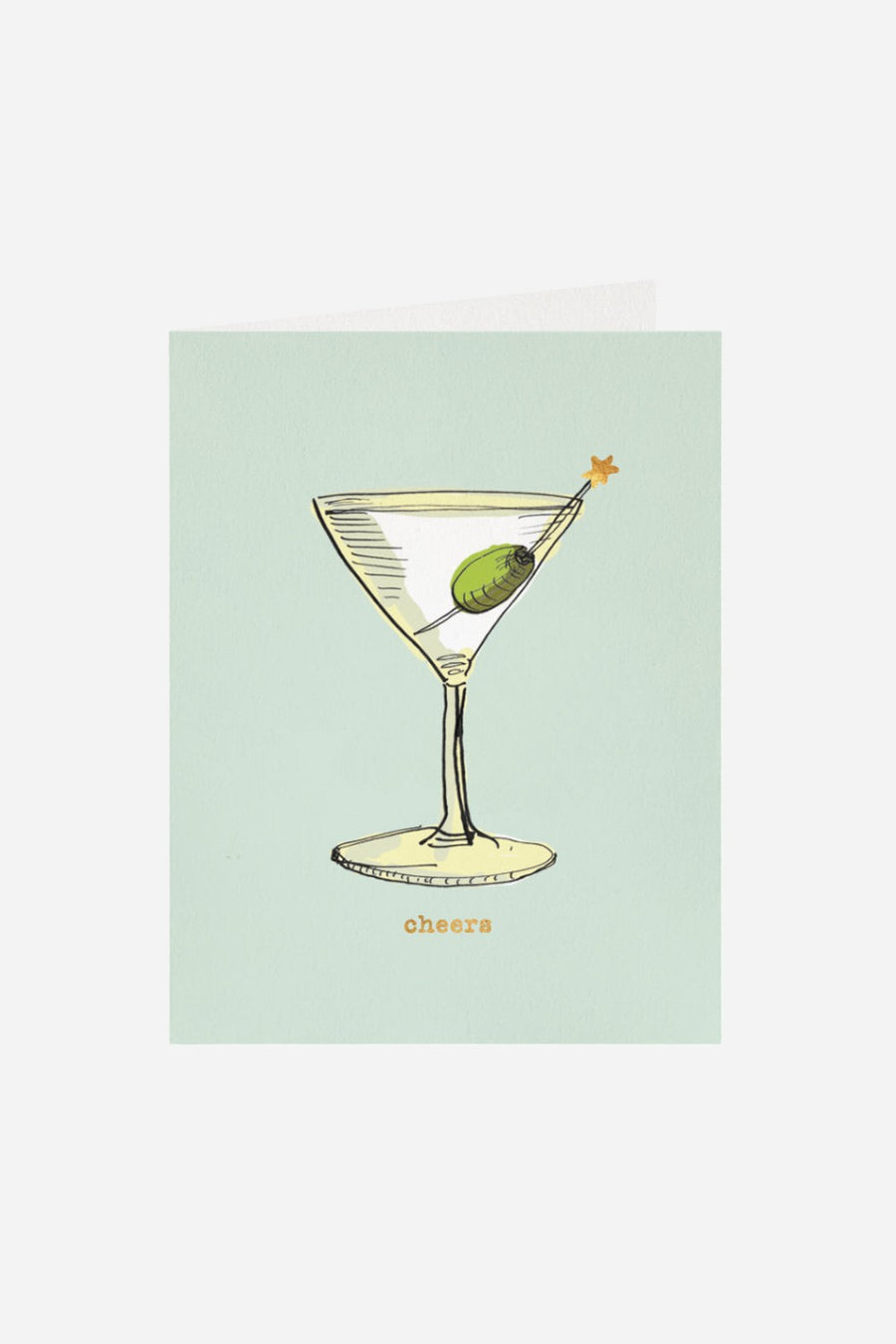 Halfpenny Postage Dry Martini Congrats Card