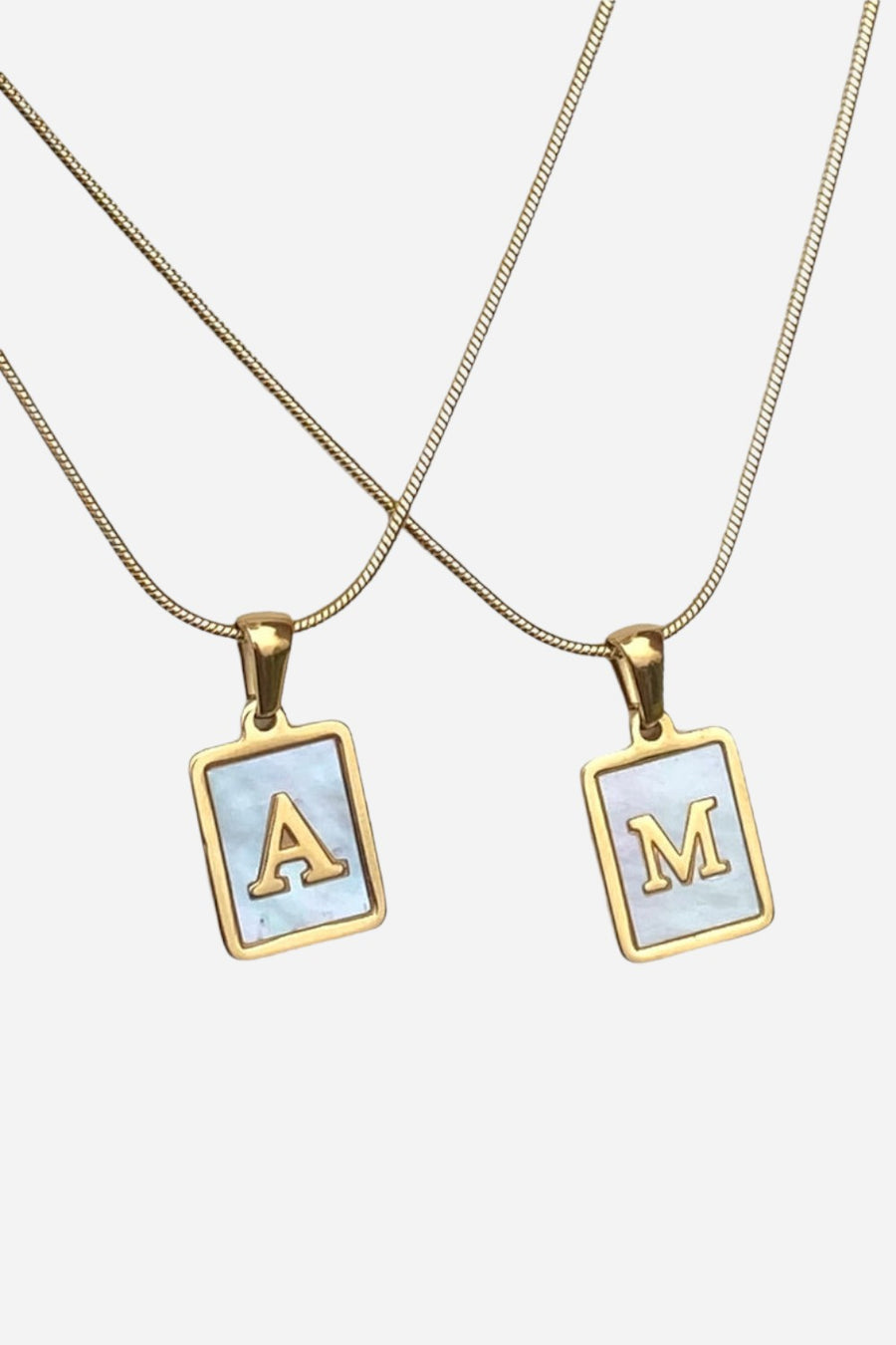 Farrah B Free Agent W Initial Necklace