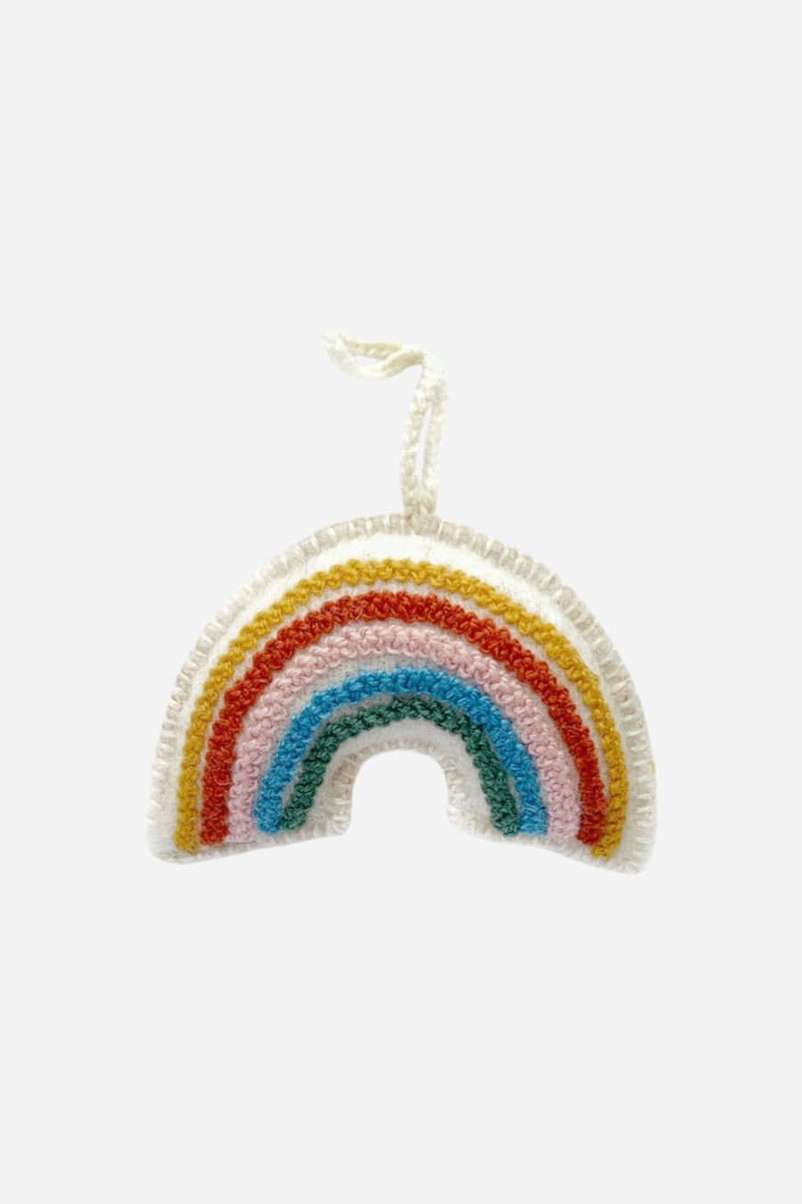 Felt Wool Rainbow Pastel Ornament