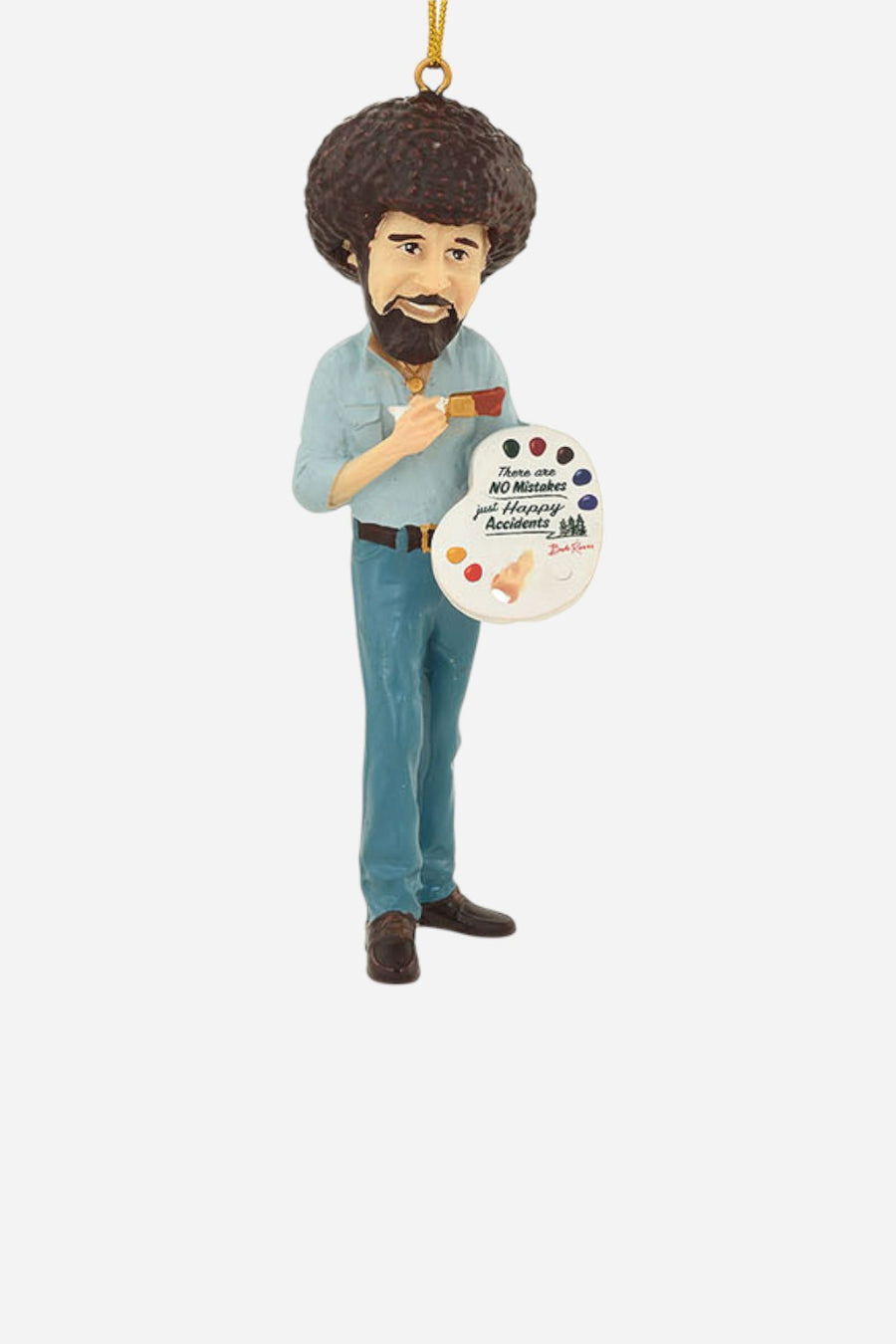 Bob Ross Paint Palette Ornament