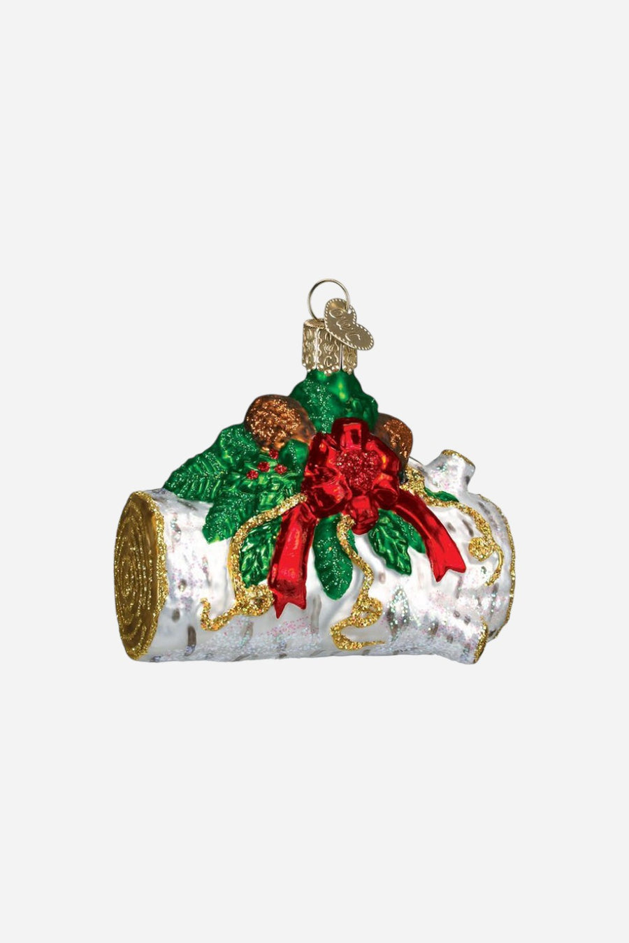Yule Log Fire Ornament