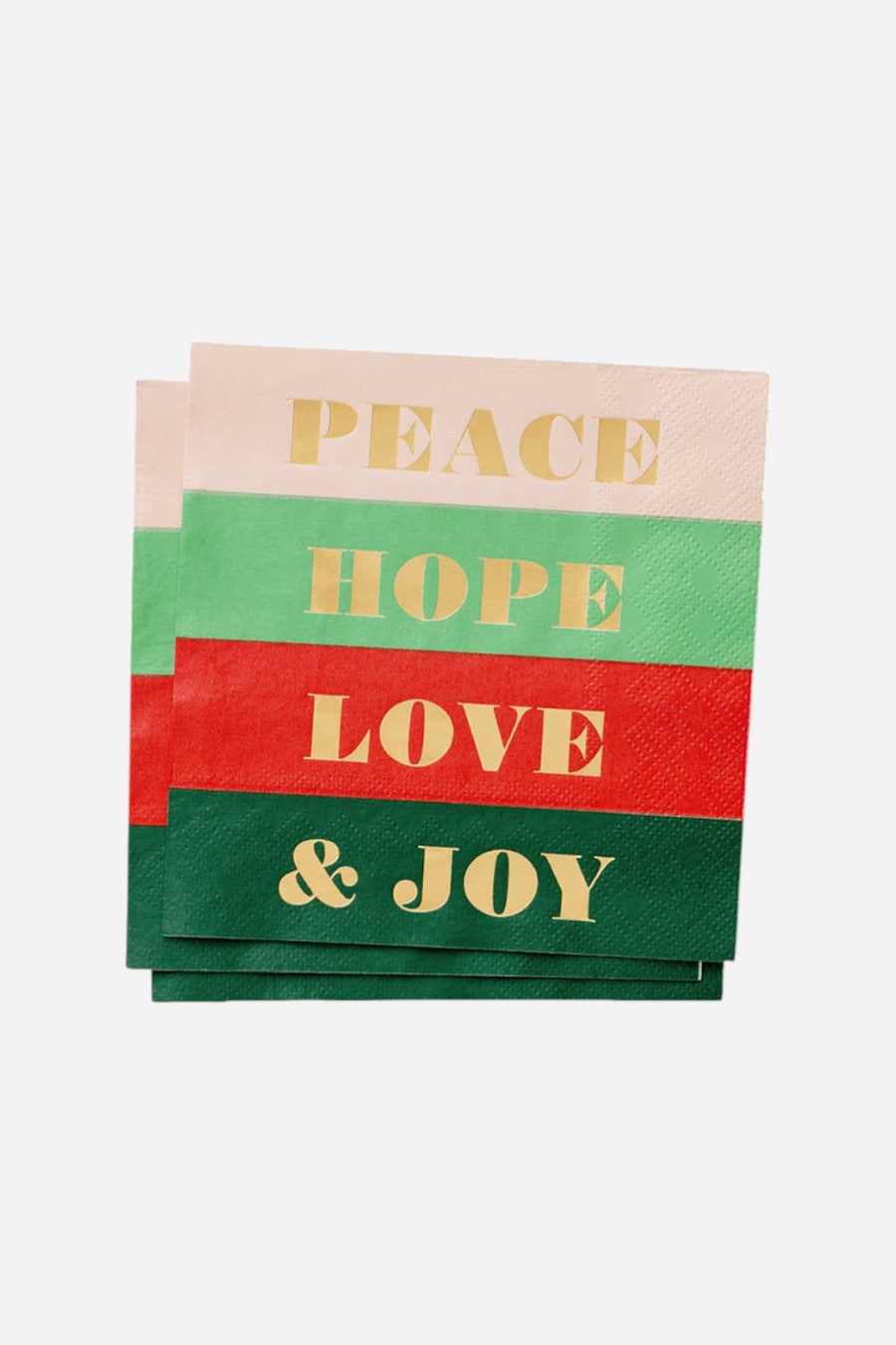 Peace & Joy Cocktail Napkins