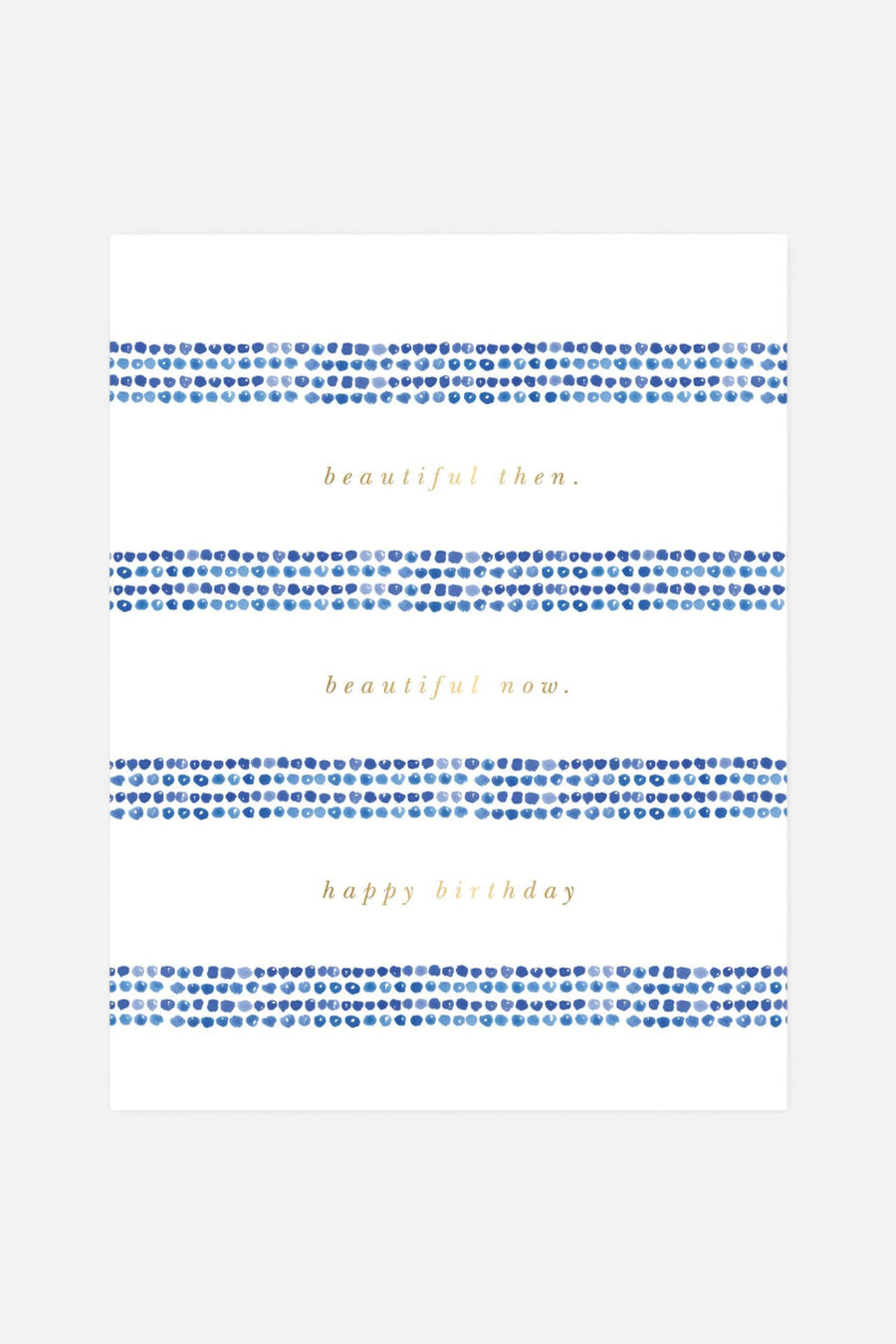 2021 CO Beautiful Then, Beautiful Now Birthday Card – front view
