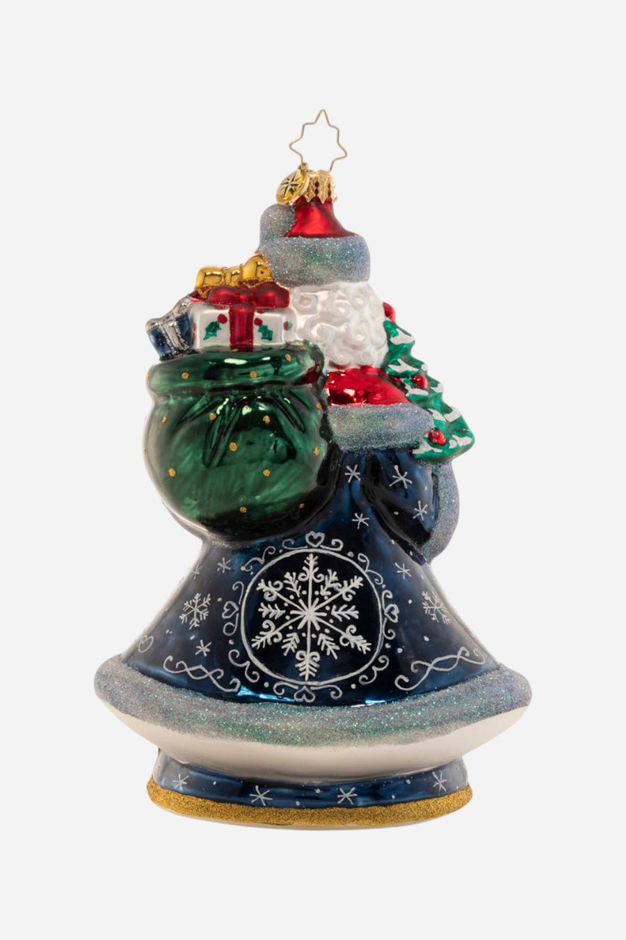 Christopher Radko Santa's Snowy Scene Ornament
