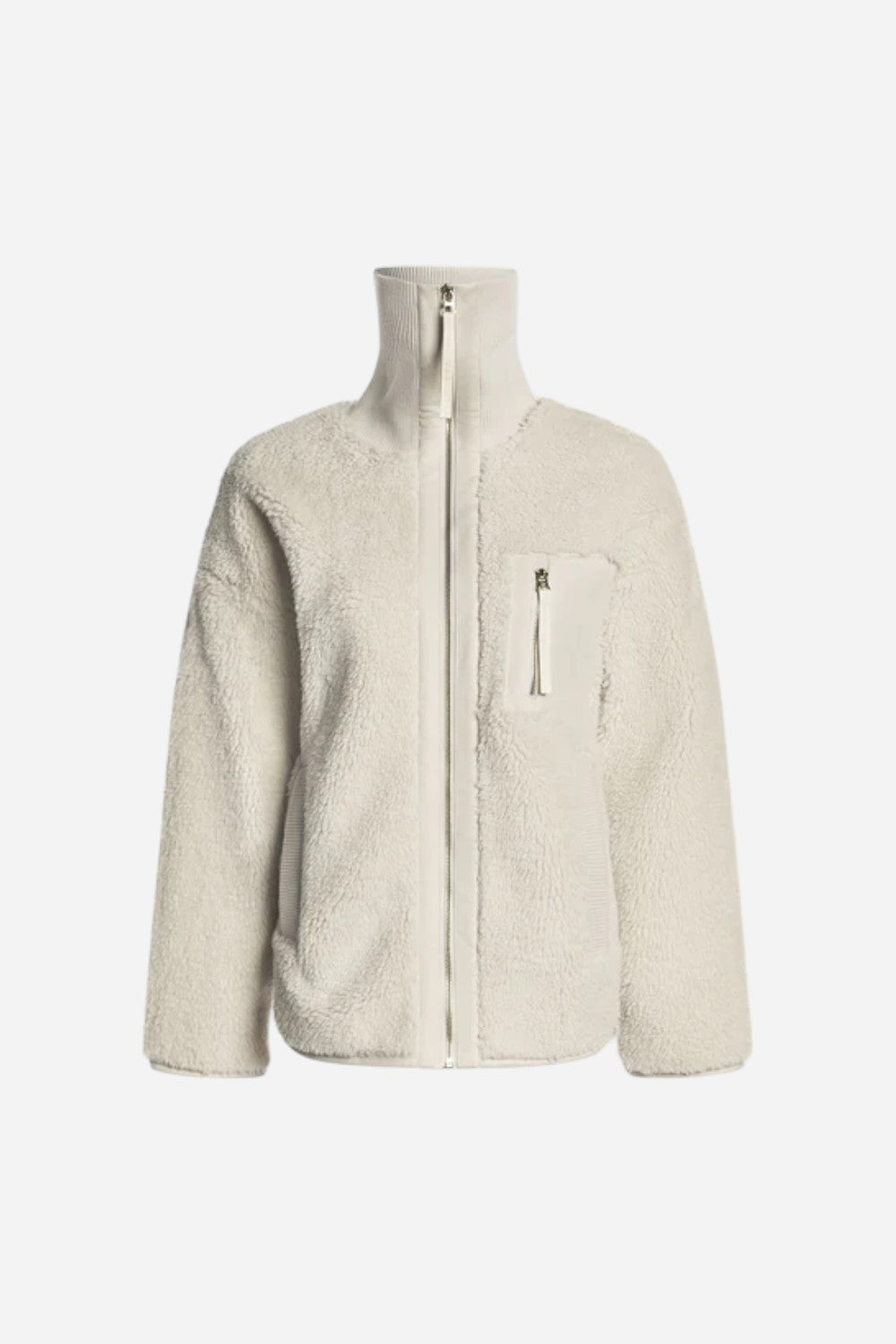 Varley Myla Zip Through Jacket in Sandshell – CHROME