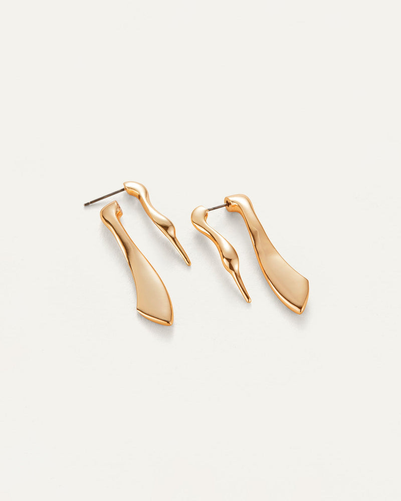 Jenny Bird Lisieux Ear Jackets in Gold